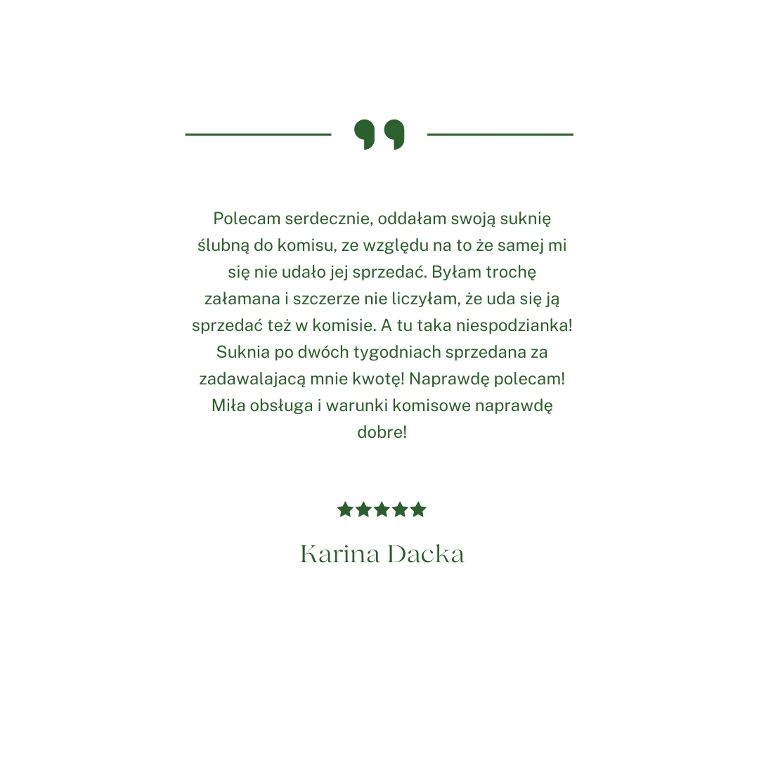 Opinie Salon Sukien Ślubnych JuDi Lublin 7