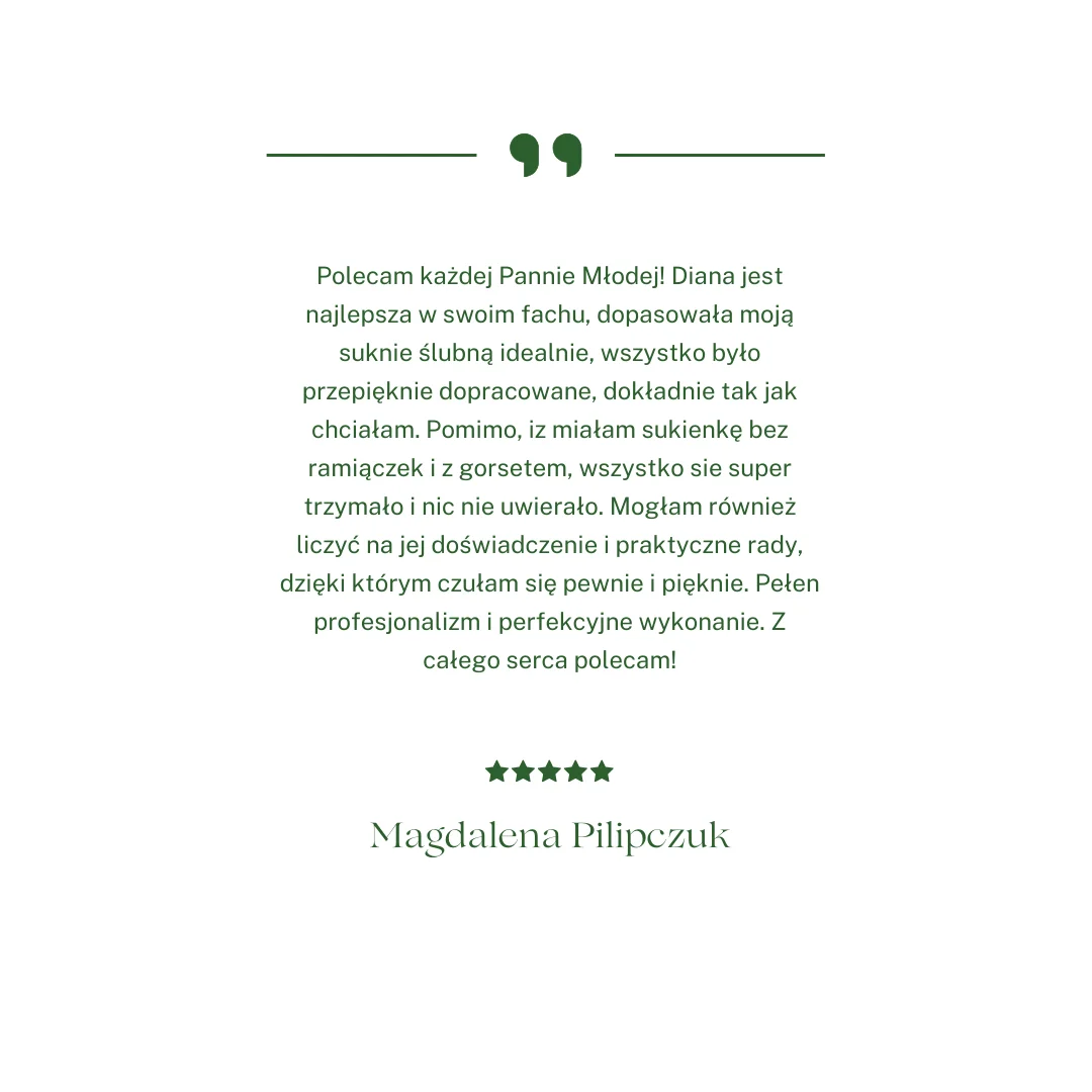 Opinie Salon Sukien Ślubnych JuDi Lublin 8