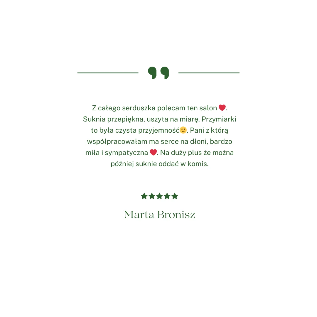 Opinie o salonie sukien slubnych JuDi w Lublinie 4